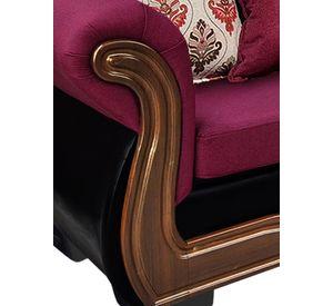 Living Con Resorte Estructural 8 Cuerpos Búfalo 4+3+1 Chenille+PU X