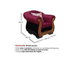 Living Con Resorte Estructural 8 Cuerpos Búfalo 4+3+1 Chenille+PU X