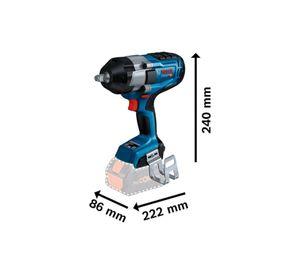 LLAVE IMP BOSCH GDS 18V 1600 +2B 8A+C+M 06019M10E1