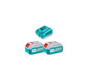 KIT TOTAL 20V 2 BATERIAS 4.0AH+CARG TFBCPK2013-7