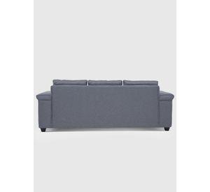 Sofá 3 cuerpos Sicilia + 1 Pouf Tela