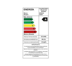 CALEFACTOR BOSCA A PELLET HERA CHARCOAL