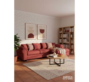 Sofá Seccional Derecho 5 Cuerpos XL Con Resorte Estructural Grandón Chenille