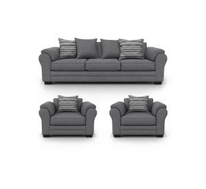 Living 6 Cuerpos 4+1+1 XL Con Resorte Estructural Grandón Chenille