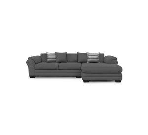 Sofá Seccional Derecho 5 Cuerpos XL Con Resorte Estructural Grandón Chenille