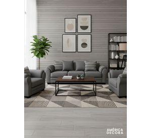 Living 6 Cuerpos 4+1+1 XL Con Resorte Estructural Grandón Chenille