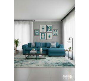 Sofá Seccional Derecho 5 Cuerpos XL Con Resorte Estructural Grandón Chenille