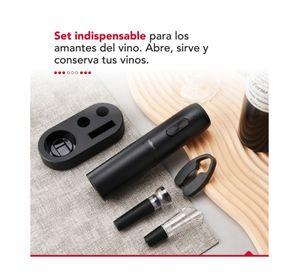 Descorchador Eléctrico Set de Vino Thorben Usb Wine Set