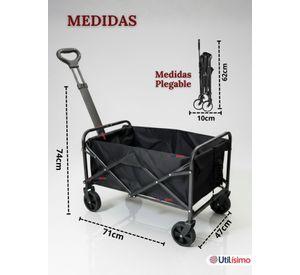Carrito Compras Plegable Organizador Ideal Para Camping Capacidad 100Kg