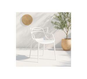 Silla de Terraza Exterior o comedor Master - Blanca