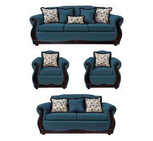 Living Con Resorte Estructural 9 Cuerpos 4+3+1+1 Gran Santi Chenille