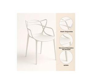 Silla de Terraza Exterior o comedor Master - Blanca