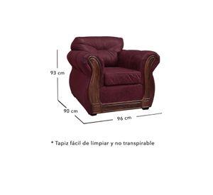 Living Con Respaldo Confortable 5 Personas Taurus 3+1+1 Envejecido X