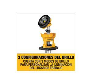 FOCO LED 20V MAX TRIPODE 3 NIV LUZ DEWALT DCL079B