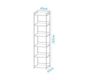 REPISA BRONX 6 NIVELES ORGANIZADOR PARA OFICINA O LIVING