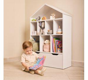 Librero Biblioteca Infantil Saga Relan con Cajon y Estantes