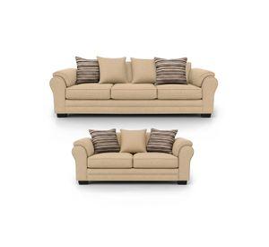 Living 7 Cuerpos 4+3 XL Con Resorte Estructural Grandón Chenille