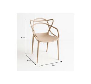 Silla de Terraza o comedor Master - Beige