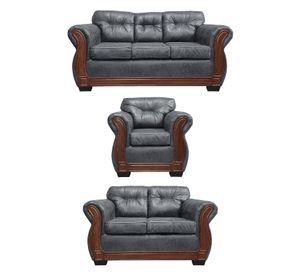 Living Con Respaldo Confortable 6 Personas Taurus 3+2+1 Envejecido X
