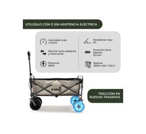 Carro Eléctrico Kano Turbo Wagon Plegable Para Camping