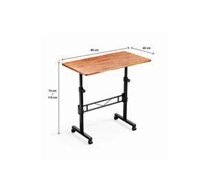 Mesa escritorio ajustable Vinna 80x40x74