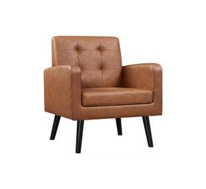 SILLON DANIELS TAPIZADO EN CUERO SINTETICO