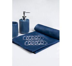 Set Baño 4 Pzas  Azul