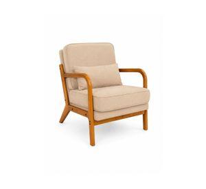 Sillon Nordico Tapizado Lino