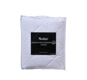 Cubrecolchon Elast. Mashini 1.5 P Blanco