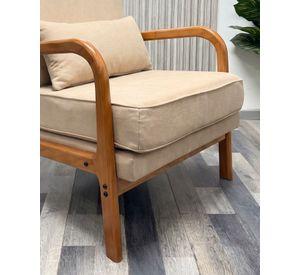 Sillon Nordico Tapizado Lino