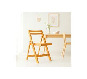 Silla Duna Plegable de Madera Natural