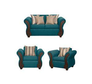 Juego de Living 2-1-1 Marsella Calipso