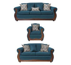 Living Con Resorte Estructural 8 Cuerpos 4+3+1 Gran Santi Chenille X