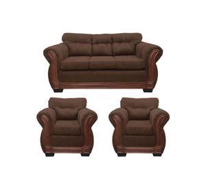 Living Con Respaldo Confortable 5 Personas Taurus 3+1+1 Chenille X