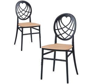 SET 2 SILLAS PARA TERRAZA LIVING AMORE POLIPROPILENO