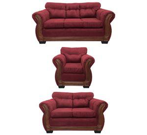 Living Con Respaldo Confortable 6 Personas Taurus 3+2+1 Chenille X