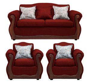 Living Con Resorte Estructural 5 Cuerpos 3+1+1 Gran Santi X