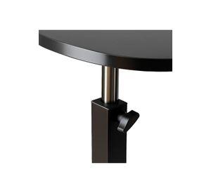 Mesa de Noche Ajustable en C para Cama y Sofá - Negro