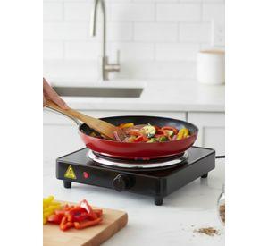 Cocina Eléctrica 1 Plato Encimera 1000W de Potencia Color Negro