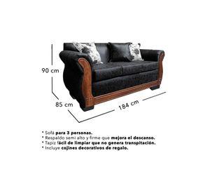 Living Con Resorte Estructural 5 Cuerpos 3+2 Lisbon Envejecido X