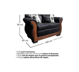 Living Con Resorte Estructural 5 Cuerpos 3+2 Lisbon Envejecido X