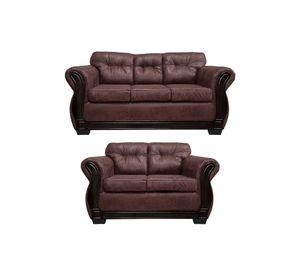 Living Con Respaldo Confortable 5 Personas Taurus 3+2 Envejecido