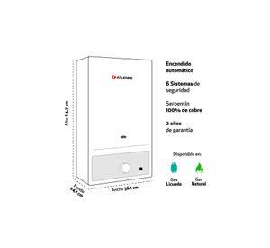 Calefont Splendid Gas Licuado Master Tiro Natural 13L.
