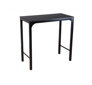 MESA DE BAR BLACK CON CUBIERTA DE MDF