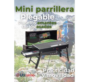 Mini Parrillera De Carbón Plegable Portátil Acero