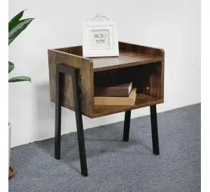 MESA AUXILIAR VELADOR RUSTICO
