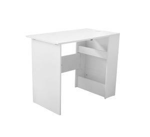 Escritorio Plegable Relan White Compacto Blanco Recibidor