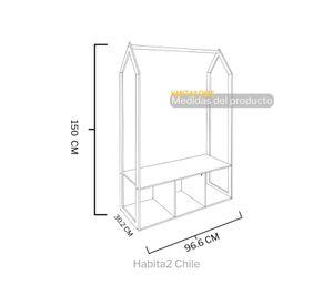 CLOSET COLGADOR 3 ESPACIOS ORGANIZADOR INFANTIL