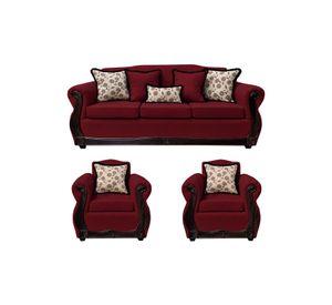 Living Con Resorte Estructural 6 Cuerpos 4+1+1 Gran Santi Chenille