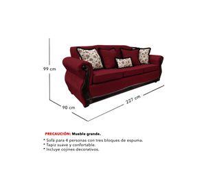 Living Con Resorte Estructural 6 Cuerpos 4+1+1 Gran Santi Chenille